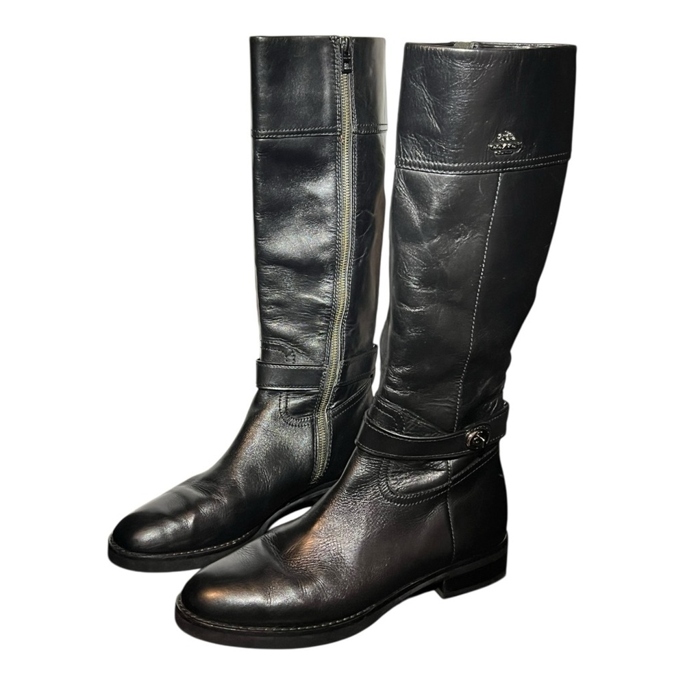 Coach Woman’s Eva Skinny Calf Leather Boot - Equestrian Size 10 - Picture 3 of 13